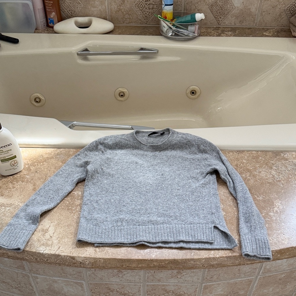 Jenni Kayne Gray Crewneck Sweater